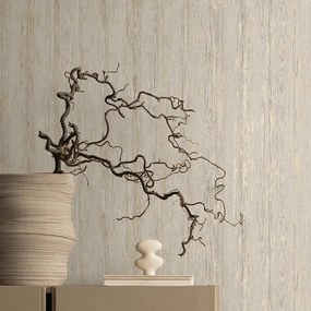 Holden Decor Textura Sapele arany-ezüst deszkamintás fémhatású vlies tapéta – 66152