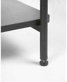 Galatia fekete fém előszoba bútor - Kave Home