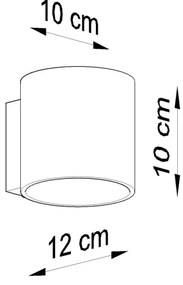 Sollux SL.0211 - Fali lámpa VICI 1xG9/40W/230V üveg/fehér