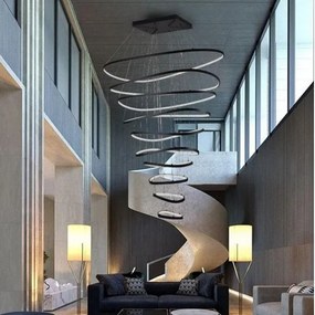 LED dimmelhető csillár zsinóron LED/370W/230V 3000-6500K + távirányítás