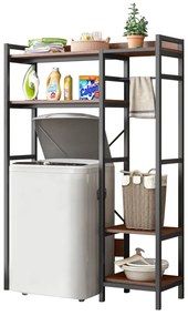 DELSIN polc a mosógép fölé , sötét tölgy