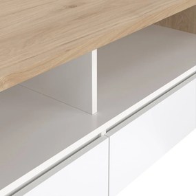 Fehér-natúr színű dohányzóasztal 60x120 cm Next – Tvilum