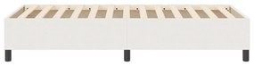Boxspring Ágy Krém Egyszemélyes Corduroy Szövet