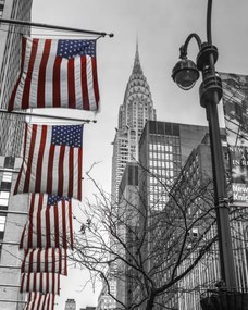 Poszter 40x50cm Chrysler Building New York 12, Assaf Frank