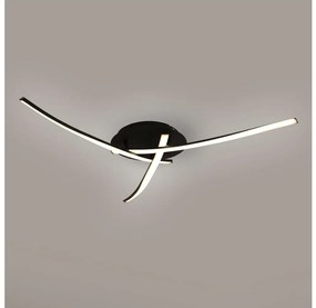 Brilagi - STRIPES LED/24W/230V fekete LED mennyezeti lámpa