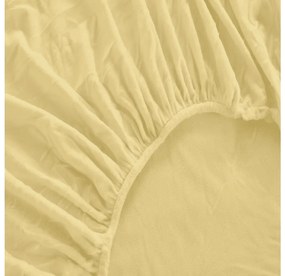 Mikroplüss lepedő SOFT 180x200 cm sárga