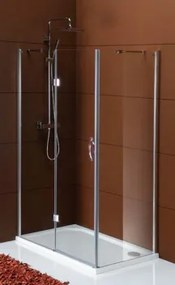 Gelco Legro zuhanykabin átlátszó üveggel egy nyíló ajtóval + egy fix fallal balos kivitel 100x100 cm