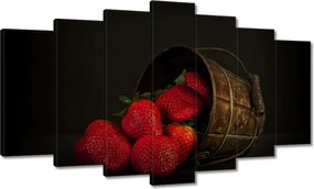 Vászonkép 140x80 Természetes eper