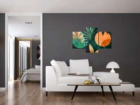 Kép - Geometrikus természeti minták (90x60 cm)