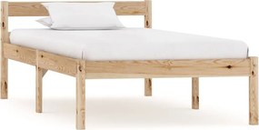 vidaXL tömör fenyőfa ágykeret 100 x 200 cm
