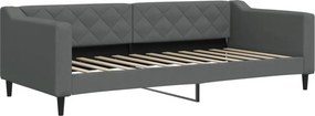 vidaXL sötétszürke szövet kanapéágy 90 x 200 cm