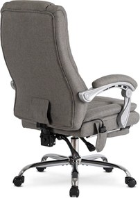 Forgószék masszírozó funkcióval, fűthető funkcióval, szürke színben, szövet kárpittal. GIORGIO