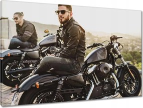 Vászonkép 90x60 Harley Davidson Motorkerékpár