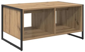 vidaXL Dohányzóasztal Művészi tölgy 80 x 50 x 40 cm Faanyag