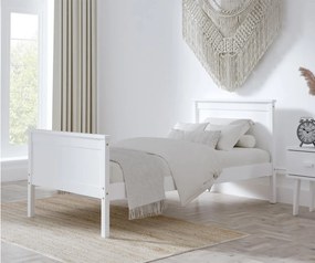 AMI nábytek Laris ágy 90x200cm fehér