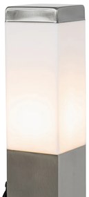 Modern kültéri lámpa 45 cm acél foglalattal IP44 - Malios