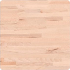 vidaXL tömör bükkfa négyzet alakú asztallap 50 x 50 x 2,5 cm