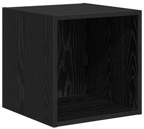 TV Szekrény Szett 2 pcs Musta tammi 37 x 37 x 142.5 cm Faanyag