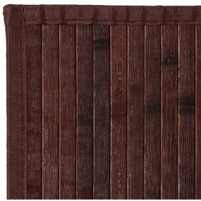 Sötétbarna bambusz szőnyeg 75x175 cm – Casa Selección