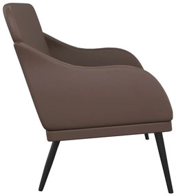 barna műbőr pad 110 x 76 x 80 cm