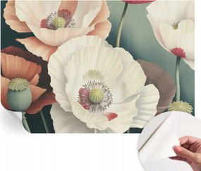 Mosható öntapadós fotótapéta étkezőbe Virágos szépség 152x104 cm