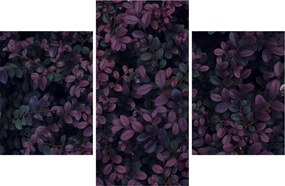 Sötétvörös levelek képe (90x60 cm)