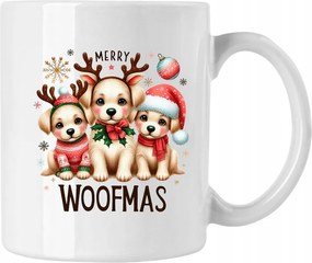 Karácsonyi Ajándék Bögre Kutyák Rénszarvasok Kiskutyák