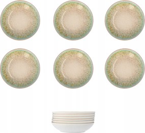 Lubiana Roma 6 db-os Tányér Szett 22 cm Ebédlő Tányér Mély Leves