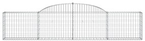 20 db íves horganyzott vas gabion kosár 300x30x60/80 cm