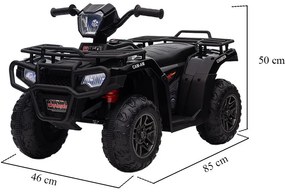 Elektromos quad fekete