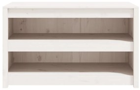 fehér tömör fenyőfa kültéri konyhaszekrény 106 x 55 x 64 cm