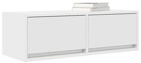 fehér szerelt fa TV-szekrény 80x31x25,5 cm