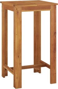 vidaXL tömör akácfa kerti bárasztal 60 x 60 x 105 cm