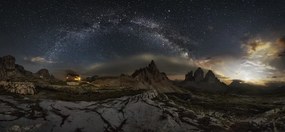 Fotográfia Galaxy Dolomites, Ivan Pedretti