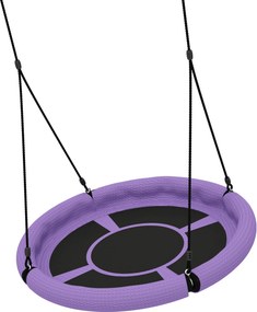 AIYAPLAY Fészek Hinta Ø98 cm Állítható Magasságú Kerti Hinta 150 kg Teherbírású Tartós és Időjárásálló Függő Hinta Gyerekek és Felnőttek Számára | Aos