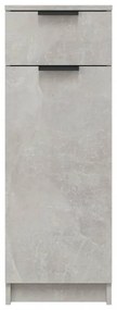 betonszürke szerelt fa fürdőszobaszekrény 32 x 34 x 90 cm