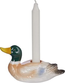 DUCK kerámia gyertyatartó , kacsa 9 cm