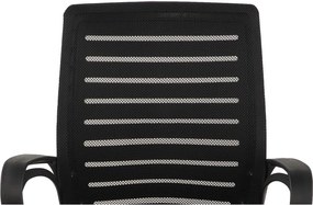 Fekete kárpitozott irodai szék Evon – Bonami Essentials