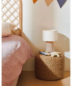 Fehér-bézs asztali lámpa textil búrával (magasság 29 cm) Bianella – Kave Home