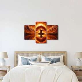 Kép – Fa a véres napban (90x60 cm)