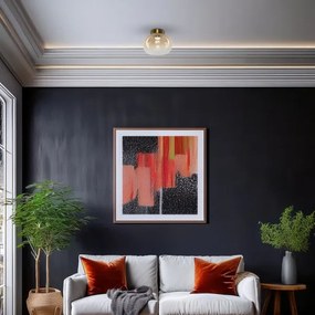 LED Mennyezeti lámpa VASO LED/4W/230V átm. 18 cm arany/füstös