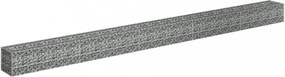 horganyzott acél gabion magaságyás 450 x 30 x 30 cm