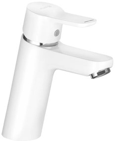 KLUDI Pure&amp;Easy 100 N mosdó csaptelep, egykaros leeresztőszelep nélkül, fehér/króm
