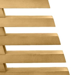 Fából készült Karácsonyfa állvánnyal Barna 60 cm Tömör fenyőfa