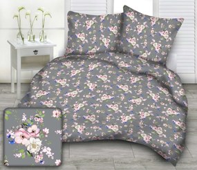 Hortenz Flanel ágyneműhuzat TiaHome - 1x Párna 90x70cm, 1x Paplan 140x200cm