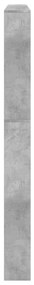 betonszürke 5 szintes cipőszekrény tükörrel 63 x 17 x 169,5 cm