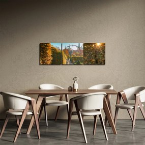 Kép - Wallenstein palota (órával) (90x30 cm)