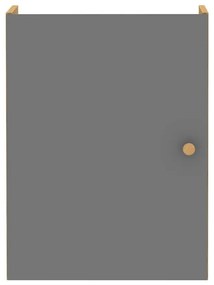 Sötétszürke ajtós modul 33x43 cm Z Cube - Tenzo