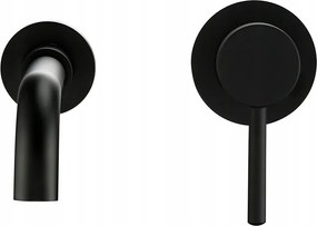 Falsík alatti mosdó csaptelep matt fekete Premium