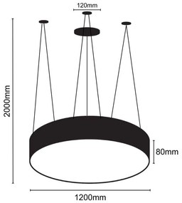 LED világítás 150W / 4000K - LCL7124-H